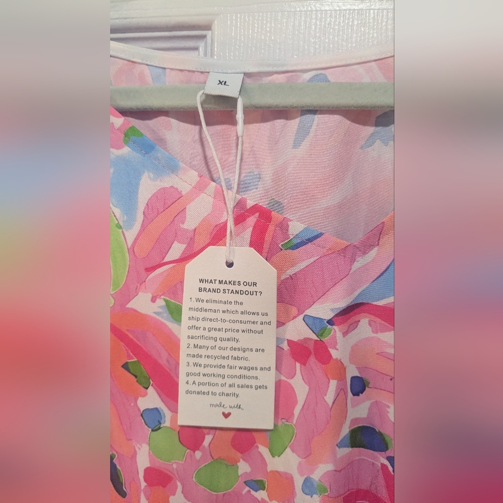 Hayden Blue Dress/ Cover Up And Floral Dress Bundle - Picture 6 of 6